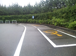 マリンピア日本海　駐車場